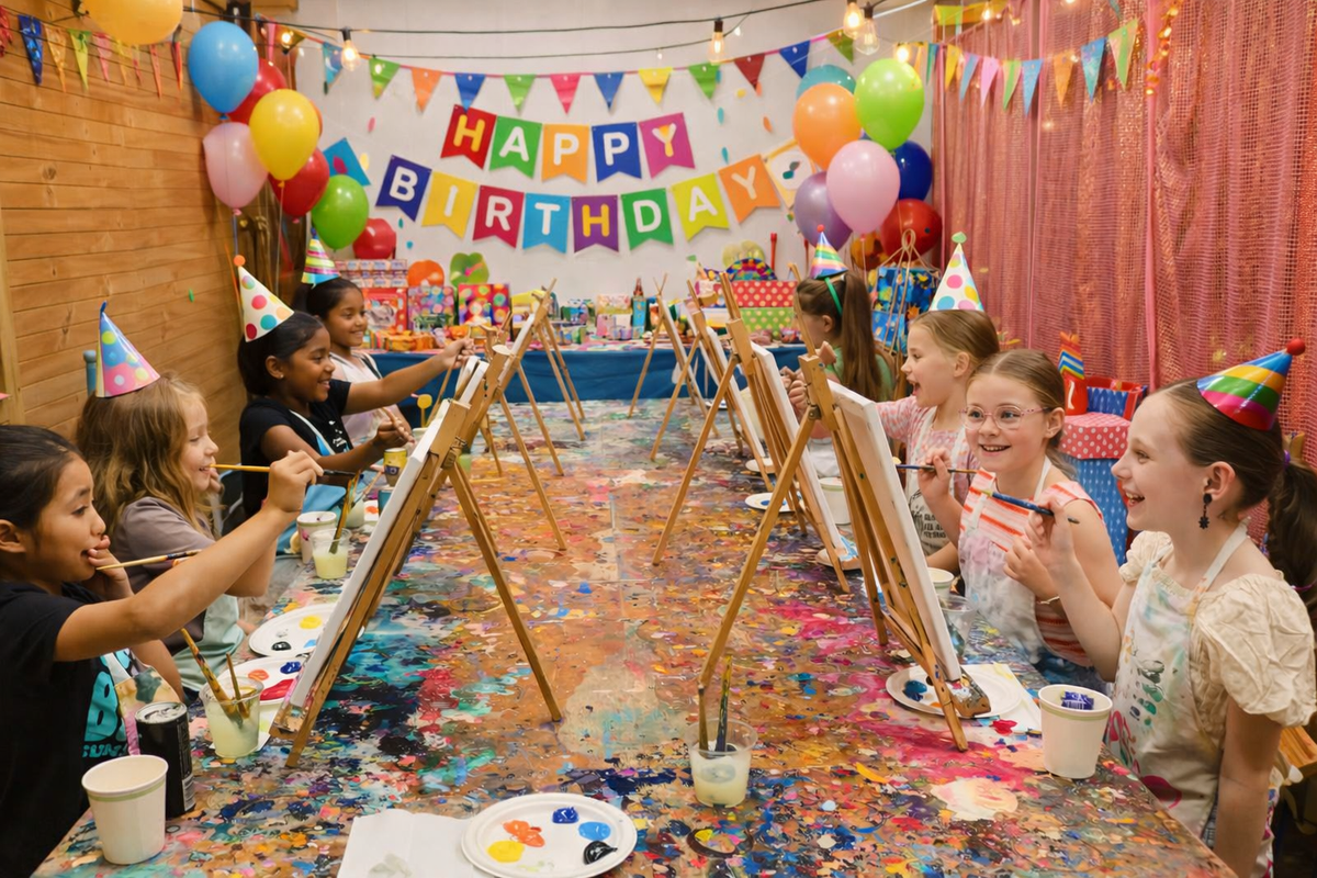 Plaster Party Splatter & Splash | Kids Parties, Resin Art – Brisbane & Gold Coast ...